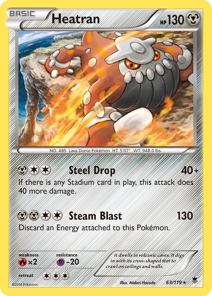 Image for Heatran (63/119) (PHF) - Pokemon