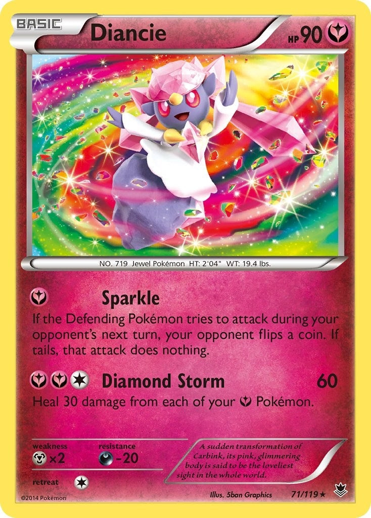 Image for Diancie (71/119) (PHF) - Pokemon