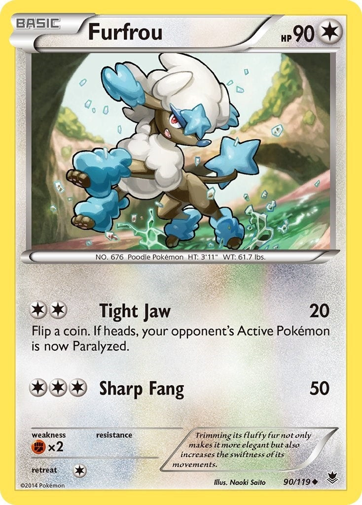 Image for Furfrou (90/119) (PHF) - Pokemon