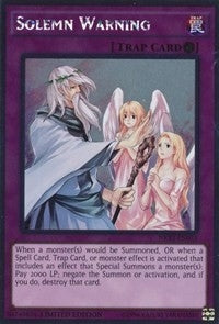 Solemn Warning (NKRT-EN035) (NKRT)