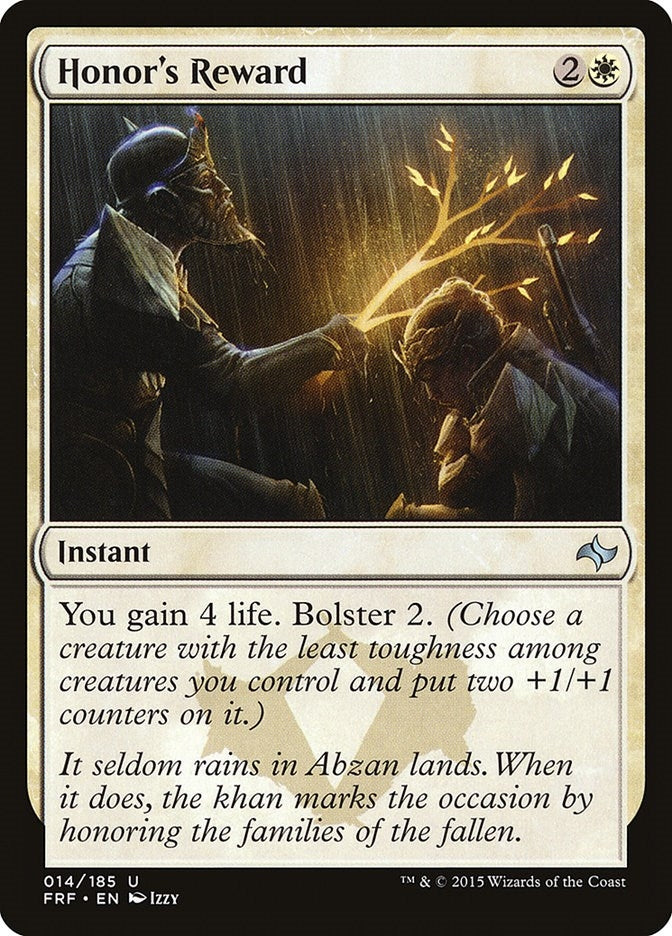 Image for Honor's Reward (14) (Fate Reforged) - Magic: The Gathering