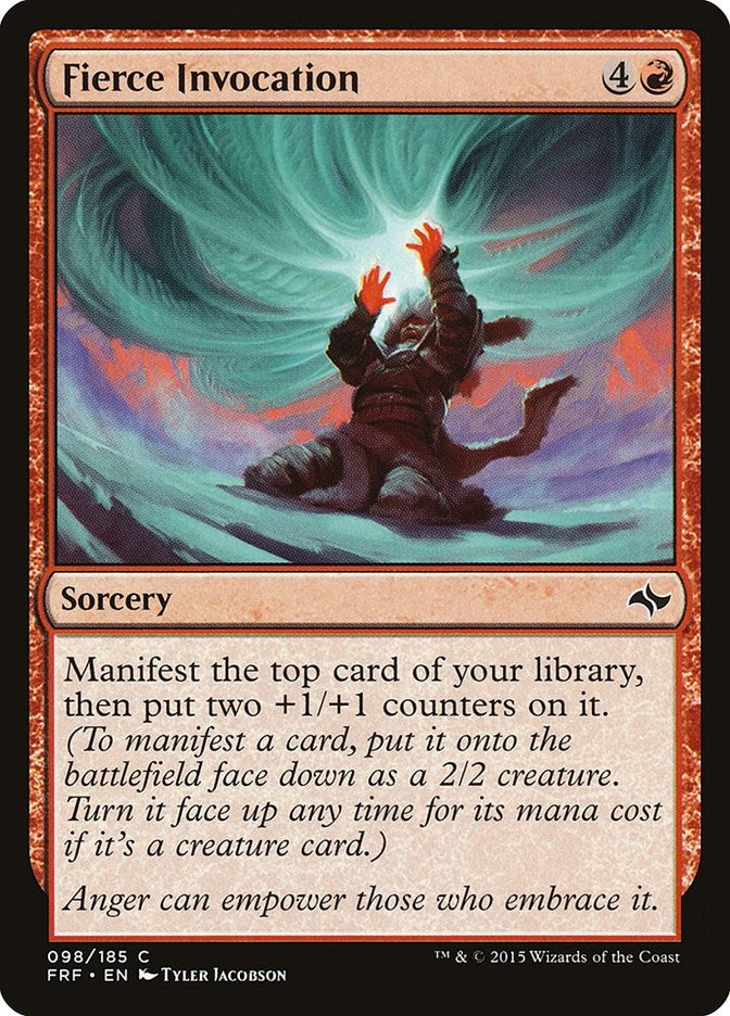 Image for Fierce Invocation (98) (Fate Reforged) - Magic: The Gathering