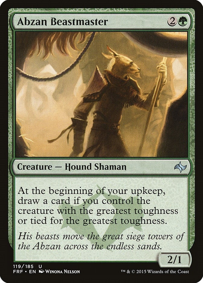 Image for Abzan Beastmaster (119) (Fate Reforged) - Magic: The Gathering