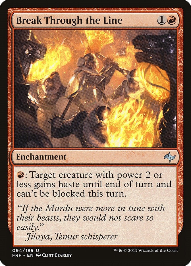 Image for Break Through the Line (94) (Fate Reforged) - Magic: The Gathering