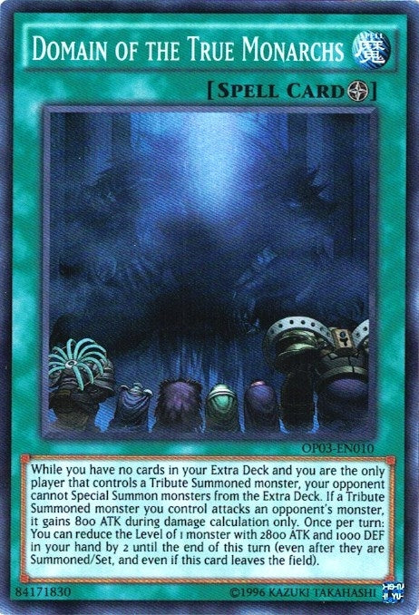 Image for Domain of the True Monarchs (OP03-EN010) (OP03) - YuGiOh