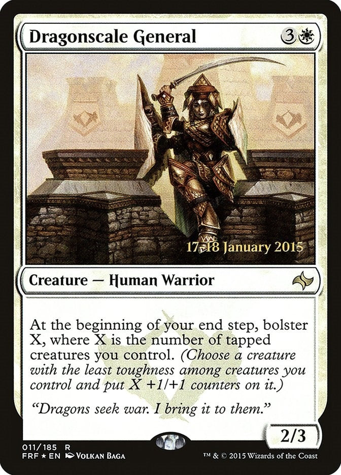 Image for Dragonscale General (11) (Prerelease Cards) - Magic: The Gathering