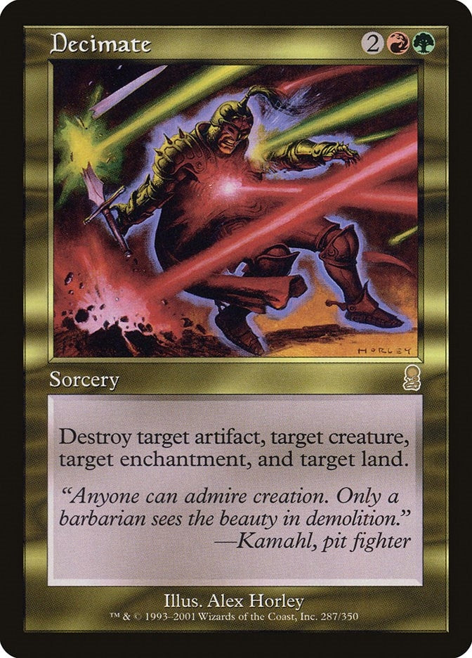 Image for Decimate (287) (Odyssey) - Magic: The Gathering
