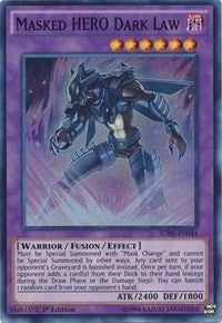 Image for Masked HERO Dark Law (SDHS-EN044) (SDHS) - YuGiOh