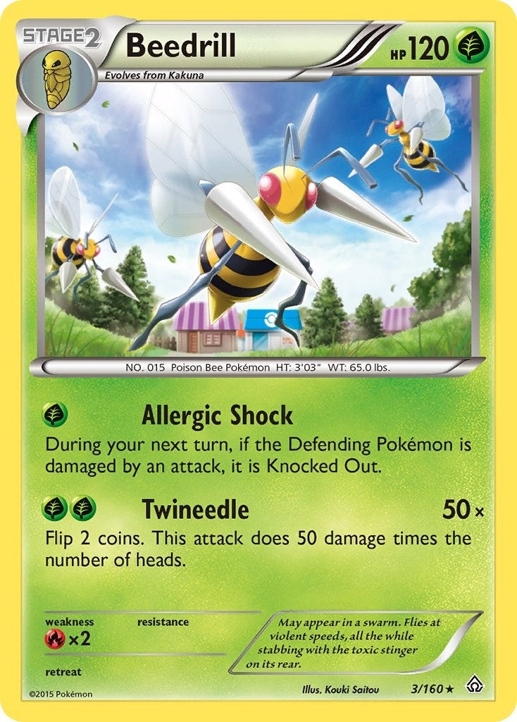 Image for Beedrill (3/160) (PRC) - Pokemon
