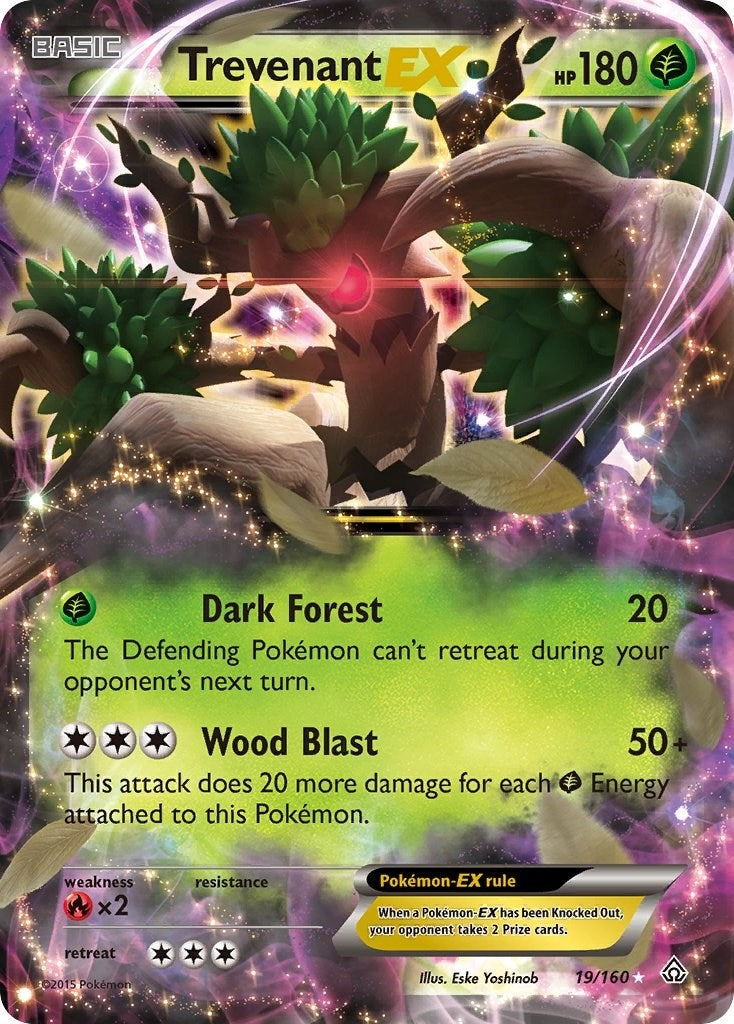 Image for Trevenant EX (19/160) (PRC) - Pokemon