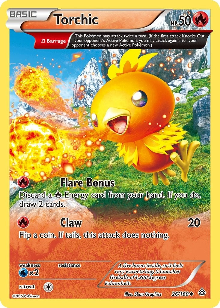 Image for Torchic (Omega) (26/160) (PRC) - Pokemon