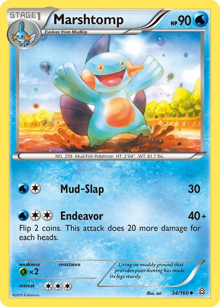 Image for Marshtomp (34/160) (PRC) - Pokemon
