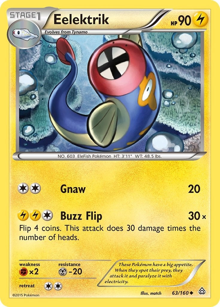 Image for Eelektrik (63/160) (PRC) - Pokemon