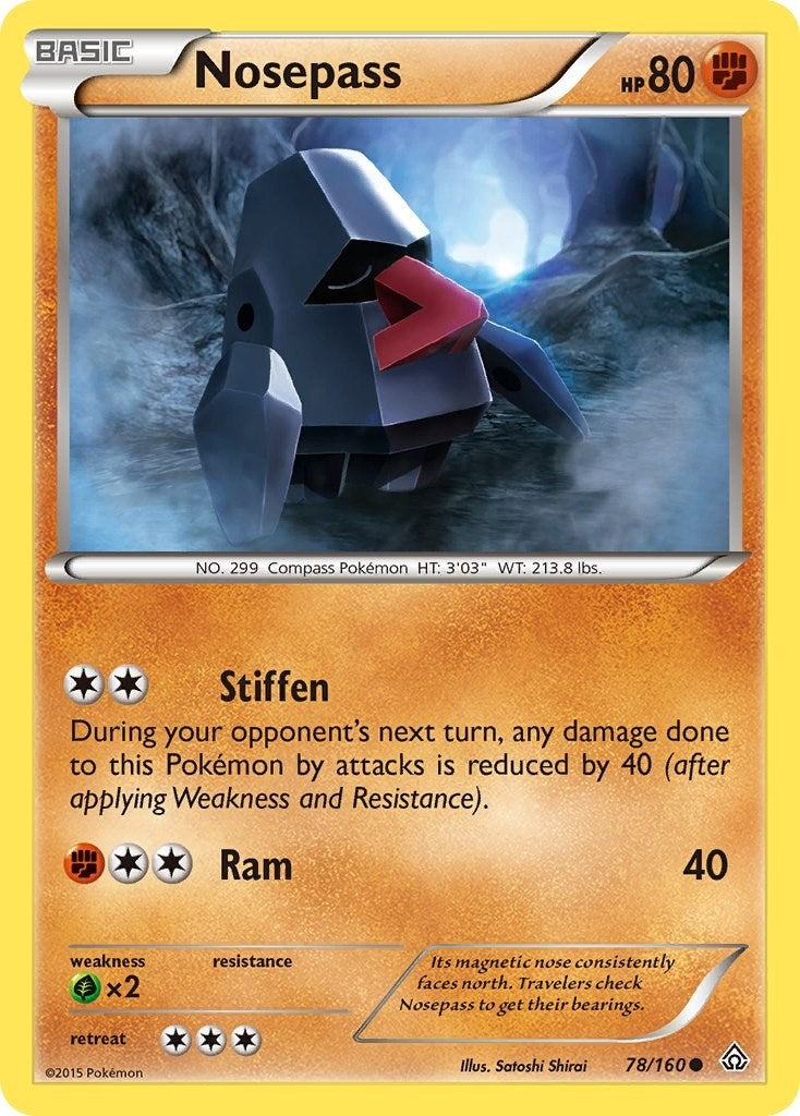Image for Nosepass (78/160) (PRC) - Pokemon