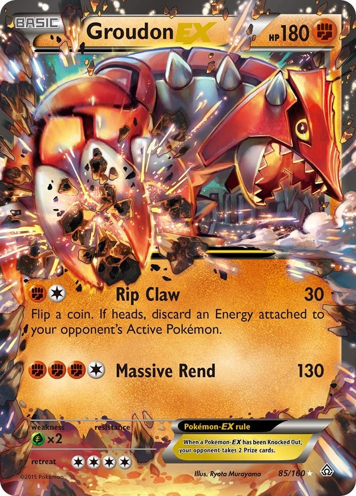 Image for Groudon EX (85/160) (PRC) - Pokemon