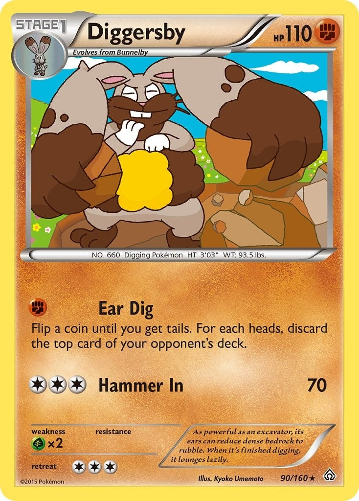Image for Diggersby (90/160) (PRC) - Pokemon