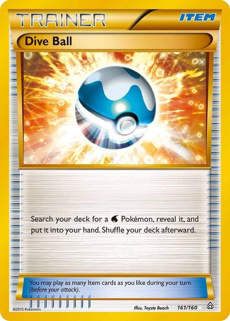 Image for Dive Ball (161 Secret Rare) (161/160) (PRC) - Pokemon