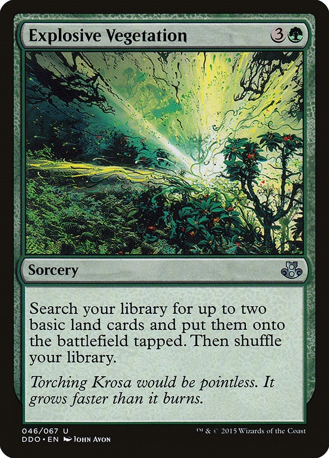 Image for Explosive Vegetation (46) (Elspeth vs. Kiora) - Magic: The Gathering