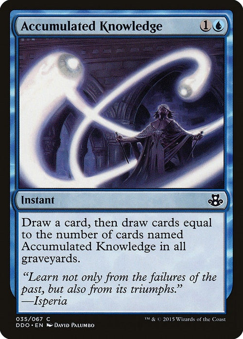 Image for Accumulated Knowledge (35) (Elspeth vs. Kiora) - Magic: The Gathering