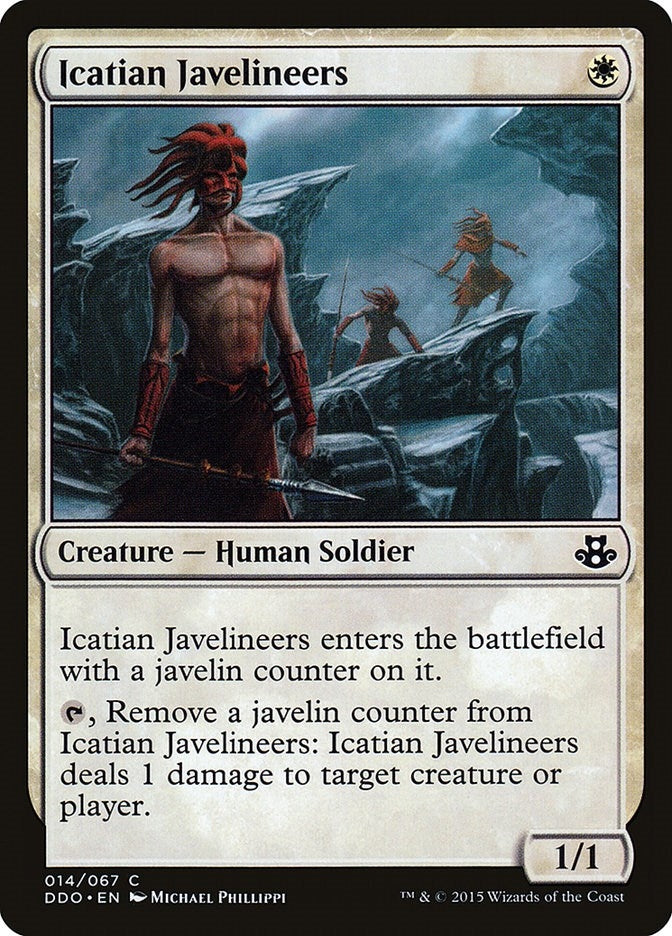 Image for Icatian Javelineers (14) (Elspeth vs. Kiora) - Magic: The Gathering