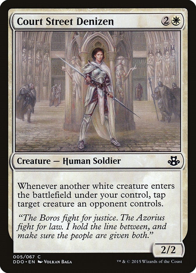 Image for Court Street Denizen (5) (Elspeth vs. Kiora) - Magic: The Gathering