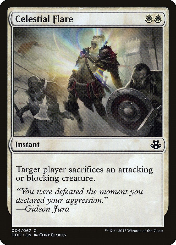 Image for Celestial Flare (4) (Elspeth vs. Kiora) - Magic: The Gathering