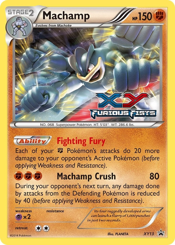Image for Machamp - XY13 (Prerelease) (XY13) (PR) - Pokemon