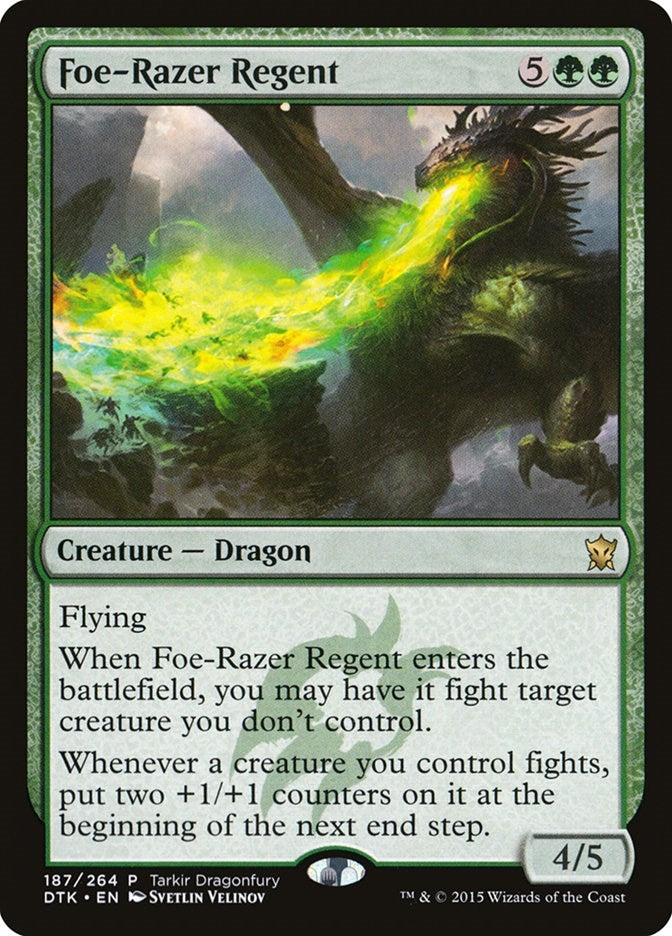 Image for Foe-Razer Regent (187) (Tarkir Dragonfury Promos) - Magic: The Gathering