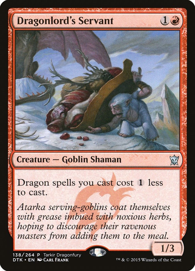 Image for Dragonlord's Servant (138) (Tarkir Dragonfury Promos) - Magic: The Gathering
