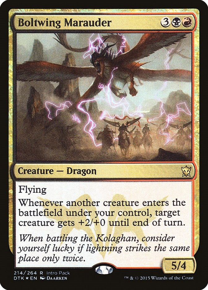 Image for Boltwing Marauder (214) (Unique and Miscellaneous Promos) - Magic: The Gathering