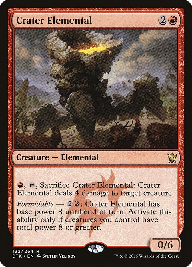 Image for Crater Elemental (132) (Dragons of Tarkir) - Magic: The Gathering