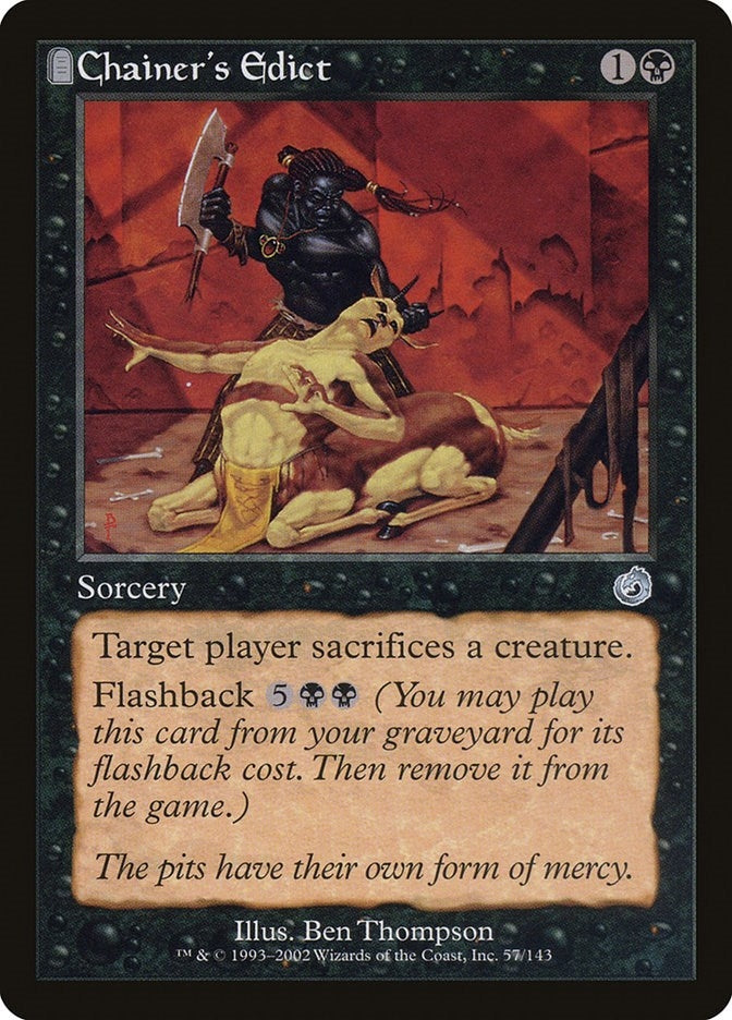 Image for Chainer's Edict (57) (Torment) - Magic: The Gathering