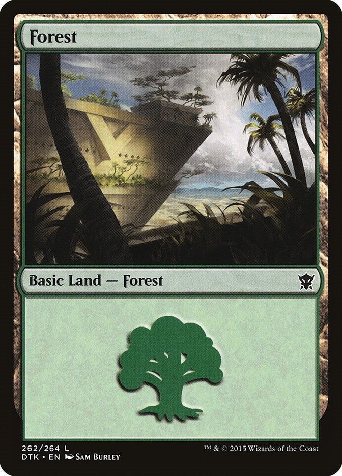 Image for Forest (262) (262) (Dragons of Tarkir) - Magic: The Gathering