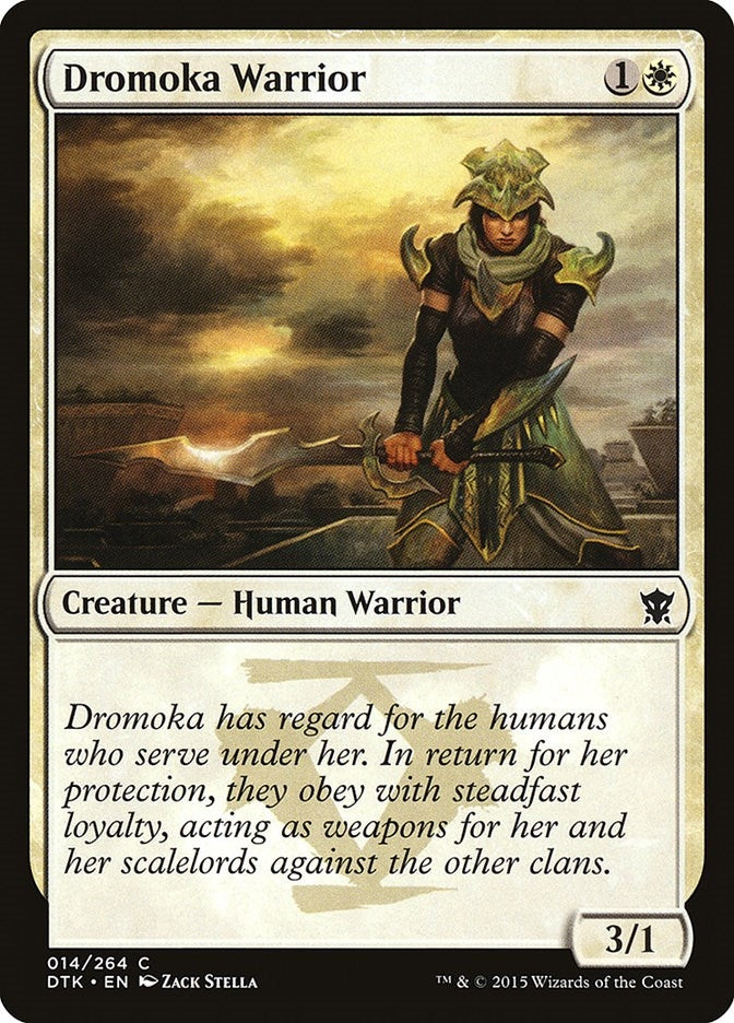 Image for Dromoka Warrior (14) (Dragons of Tarkir) - Magic: The Gathering