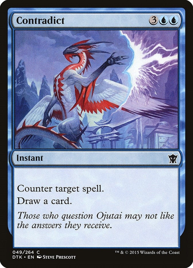 Image for Contradict (49) (Dragons of Tarkir) - Magic: The Gathering
