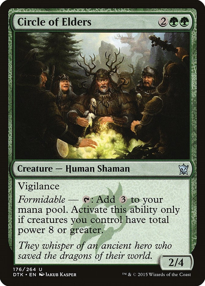Image for Circle of Elders (176) (Dragons of Tarkir) - Magic: The Gathering