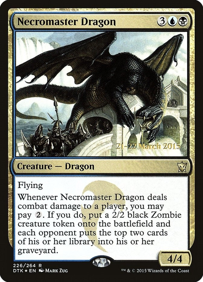 Image for Necromaster Dragon (226) (Prerelease Cards) - Magic: The Gathering