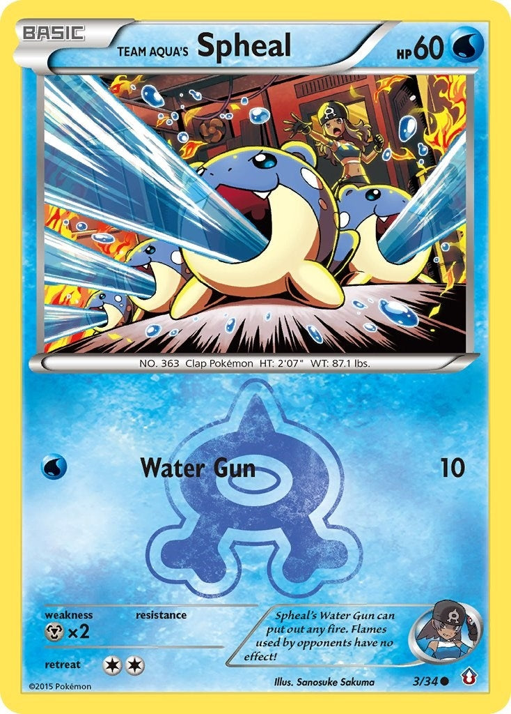 Image for Team Aqua's Spheal (3/34) (DCR) - Pokemon