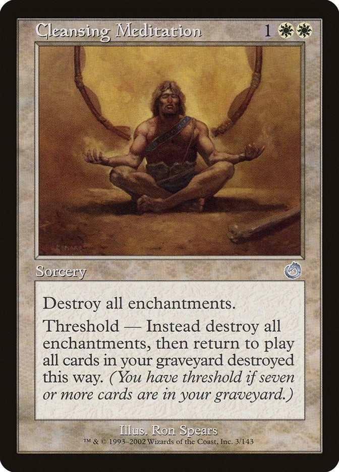 Image for Cleansing Meditation (3) (Torment) - Magic: The Gathering