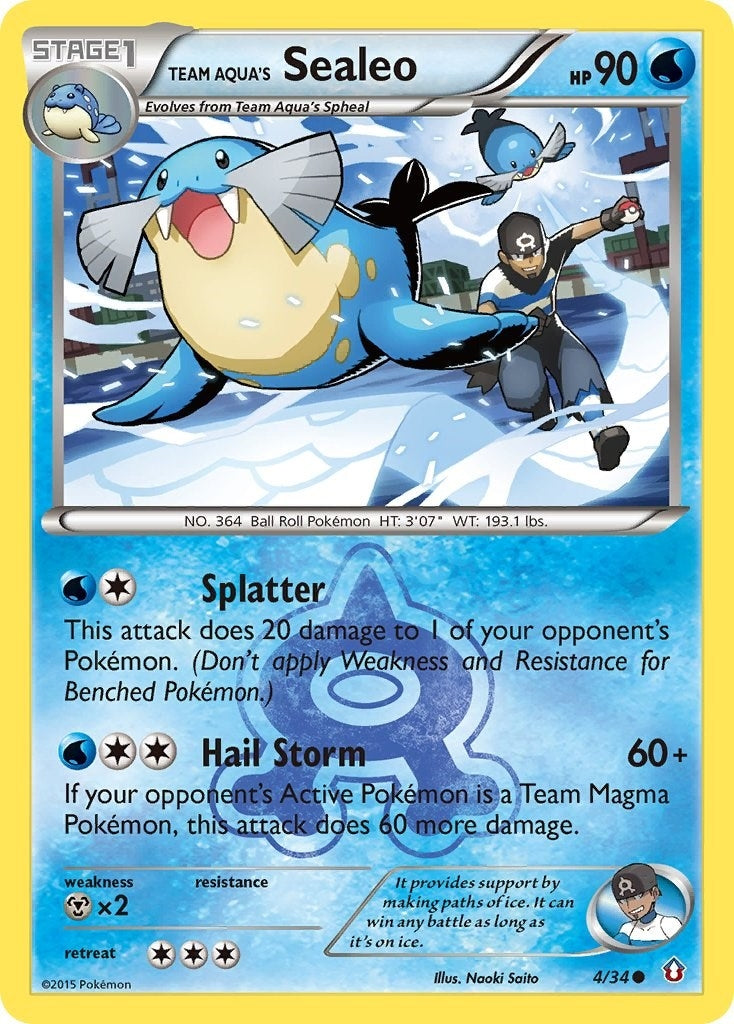 Image for Team Aqua's Sealeo (4/34) (DCR) - Pokemon