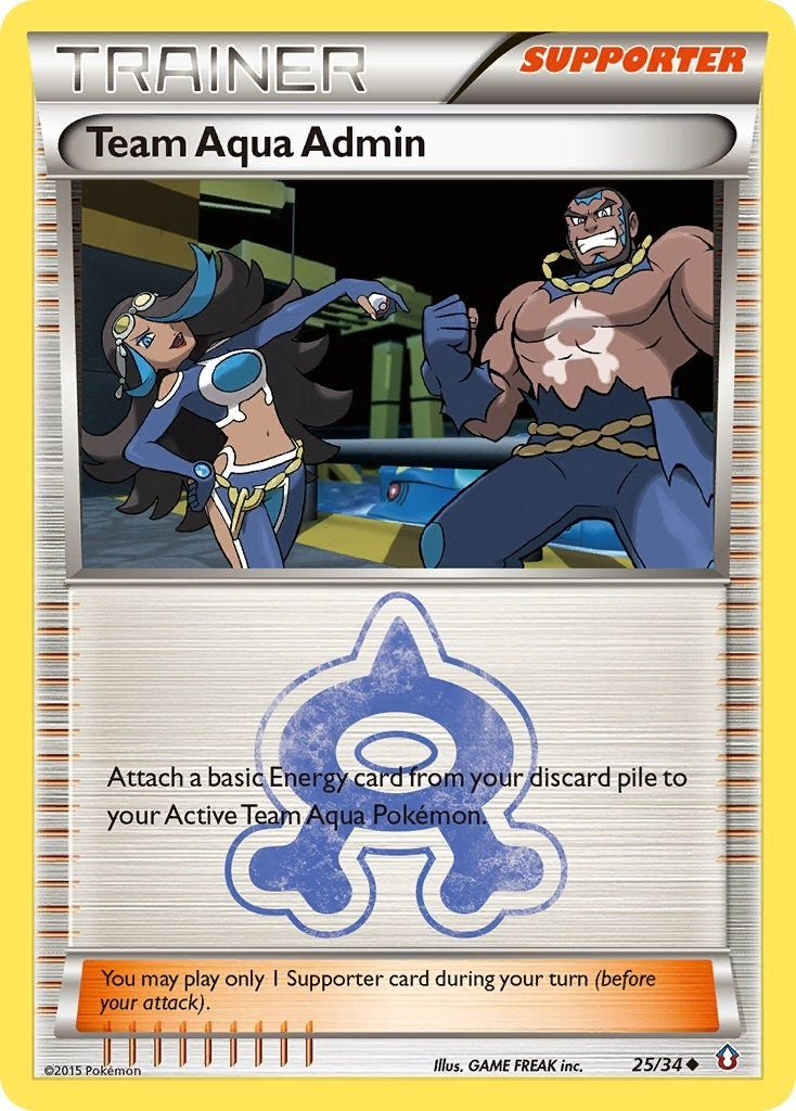 Image for Team Aqua Admin (25/34) (DCR) - Pokemon