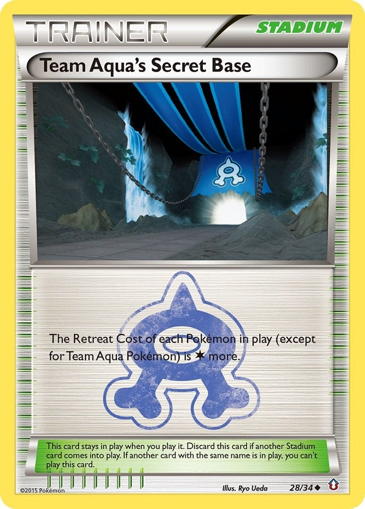 Image for Team Aqua's Secret Base (28/34) (DCR) - Pokemon