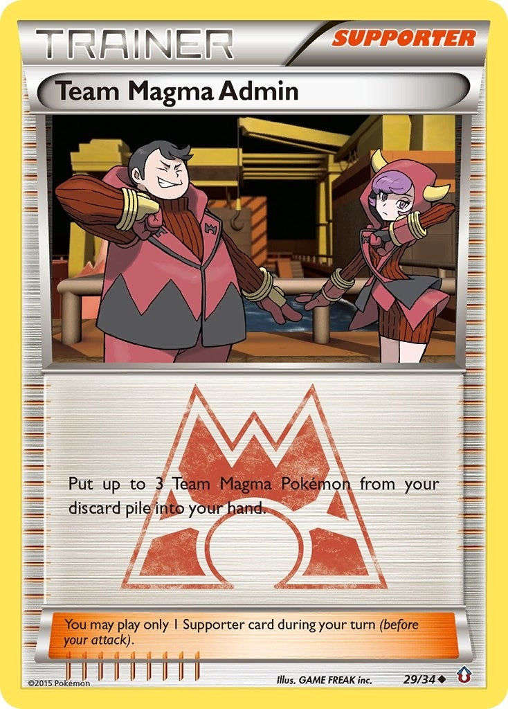 Image for Team Magma Admin (29/34) (DCR) - Pokemon
