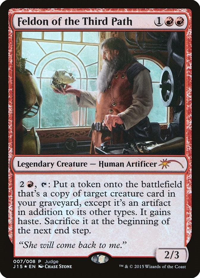 Image for Feldon of the Third Path (7) (Judge Promos) - Magic: The Gathering
