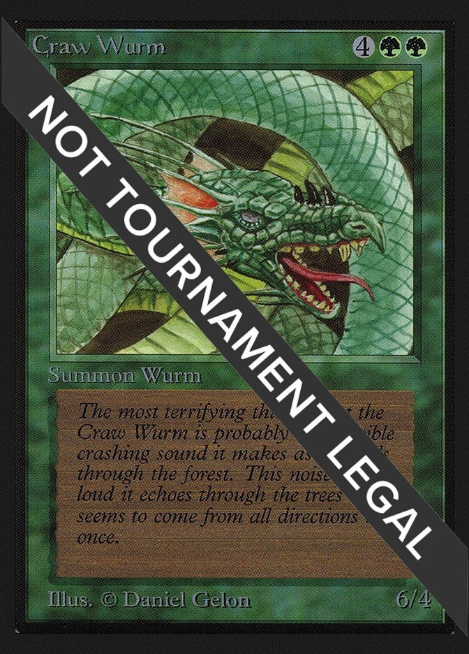 Image for Craw Wurm (IE) (International Edition) - Magic: The Gathering