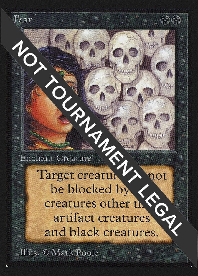 Image for Fear (IE) (International Edition) - Magic: The Gathering