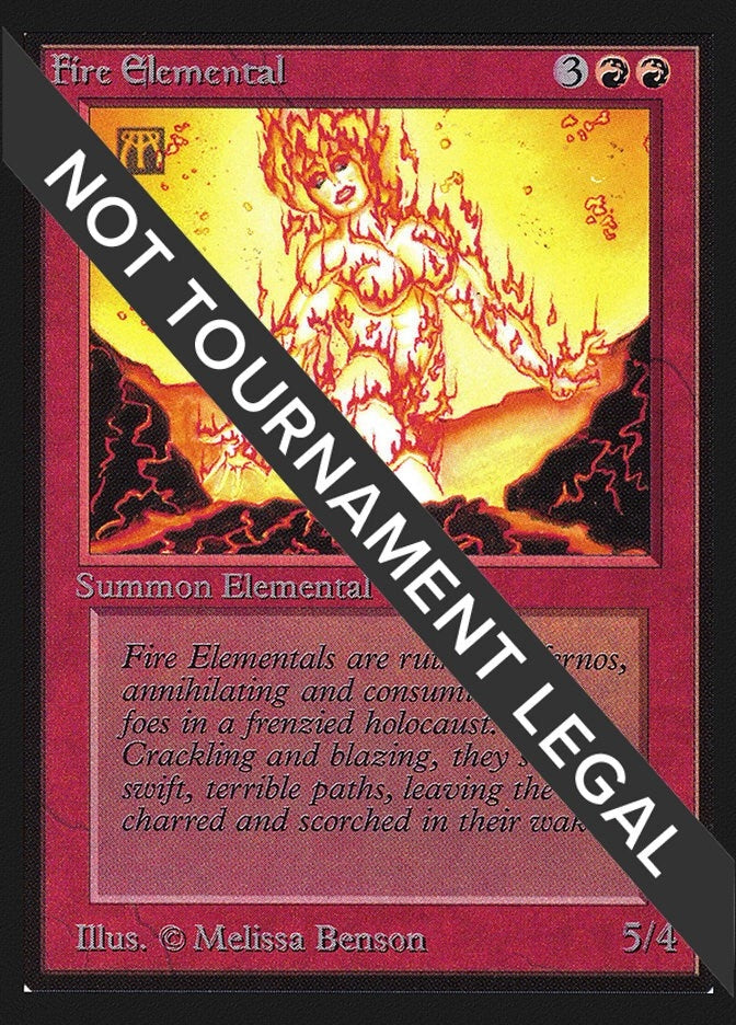 Image for Fire Elemental (IE) (International Edition) - Magic: The Gathering