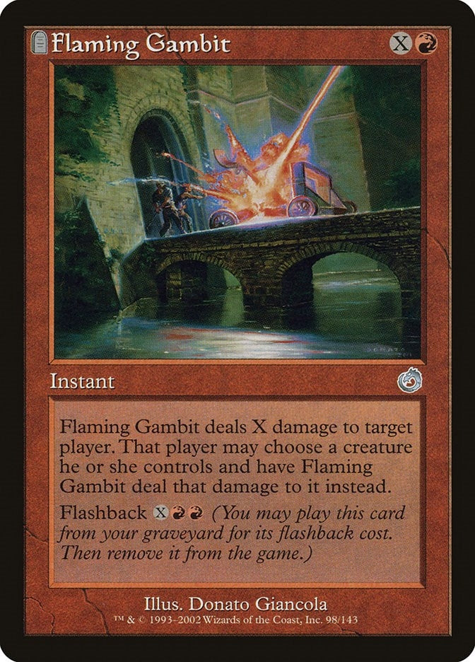 Image for Flaming Gambit (98) (Torment) - Magic: The Gathering