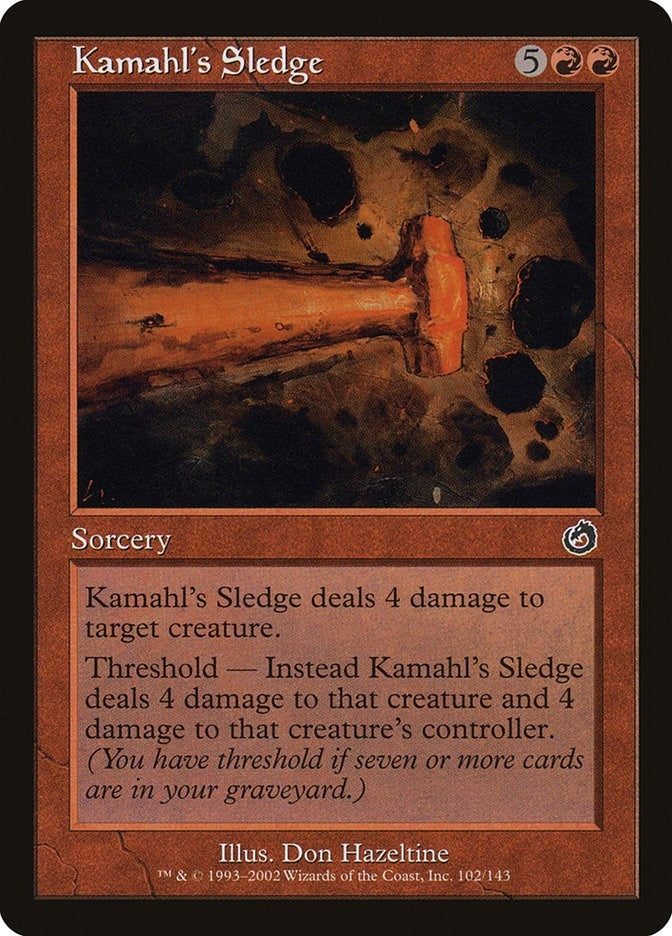 Image for Kamahl's Sledge (102) (Torment) - Magic: The Gathering