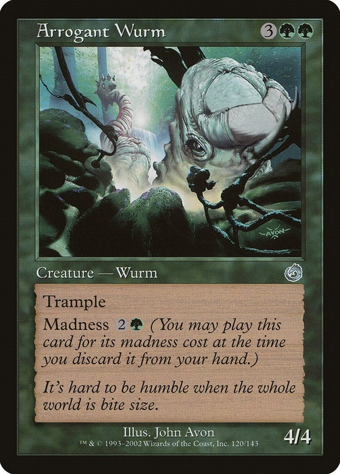 Image for Arrogant Wurm (120) (Torment) - Magic: The Gathering